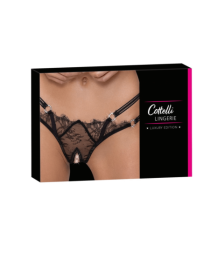String ouvert en dentelle avec strass - Cottelli
